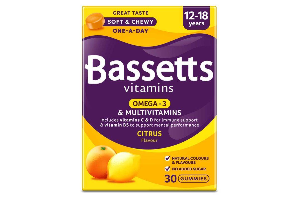 Bassetts Multivitamins Citrus Flavour Soft & Chewies 12-18 Years - 30.