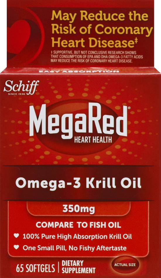 Schiff Megared Omega-3 Krill Oil 350 mg (65 ct)