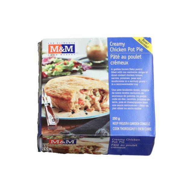 M&m food market pâté au poulet crémeux (250gr.) - chicken pot pie creamy (250 g)