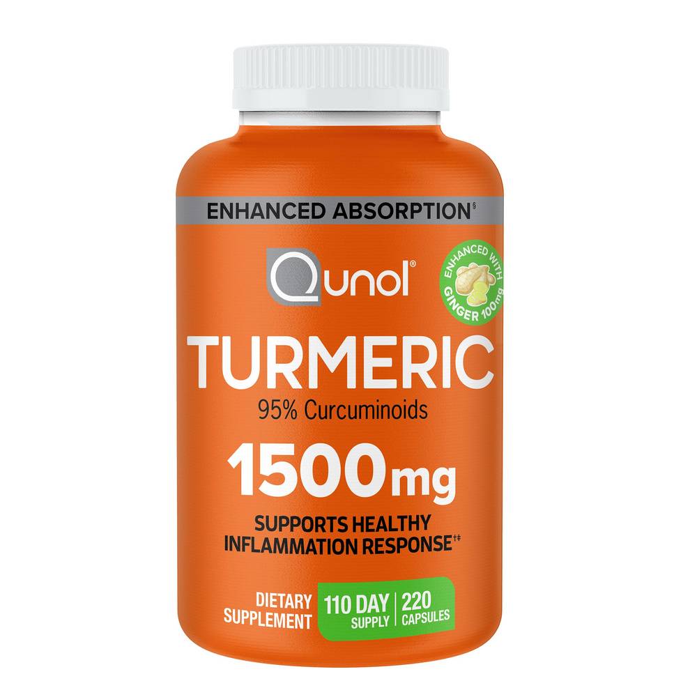 Qunol Turmeric 1500mg Capsules (220 ct)