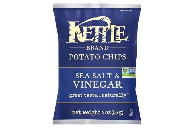 Sides (Chips, Popcorn & Cookies)|Kettle Chips - Sea Salt and Vinegar