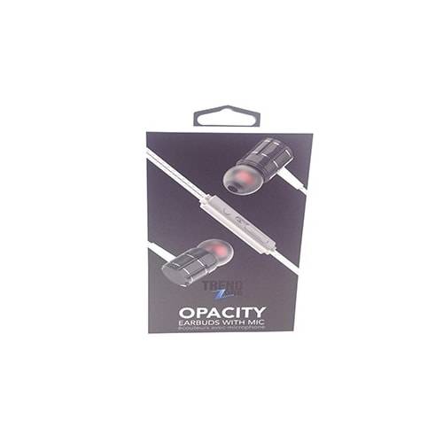 Trendzone Opacity Earbuds With Mic Tz579 (1 ct)