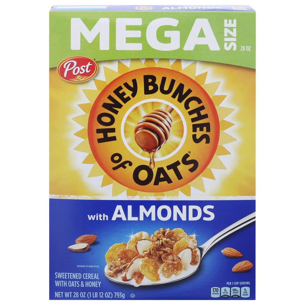 Honey Bunches Of Oats Cereal With Almonds