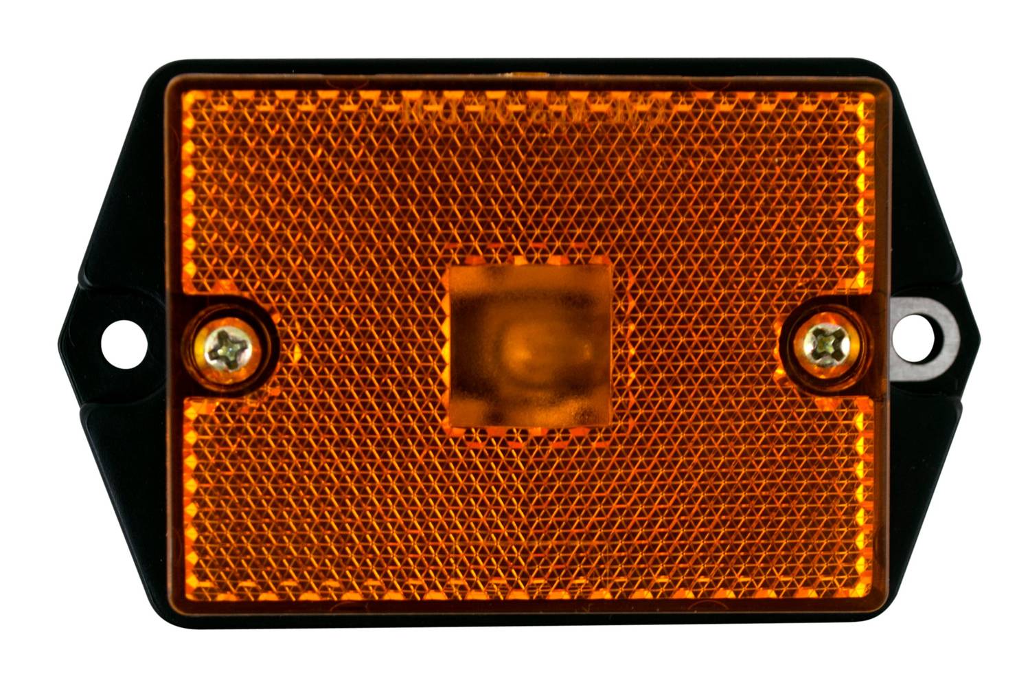 Hopkins Rectangular, Surface Mount with Reflector, Amber | B495A