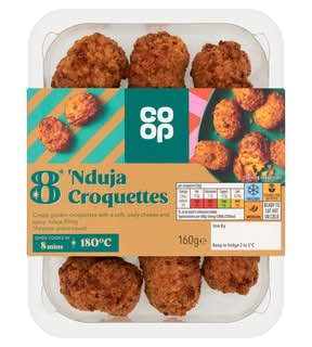 Co-op 8 'Nduja Croquettes 160g