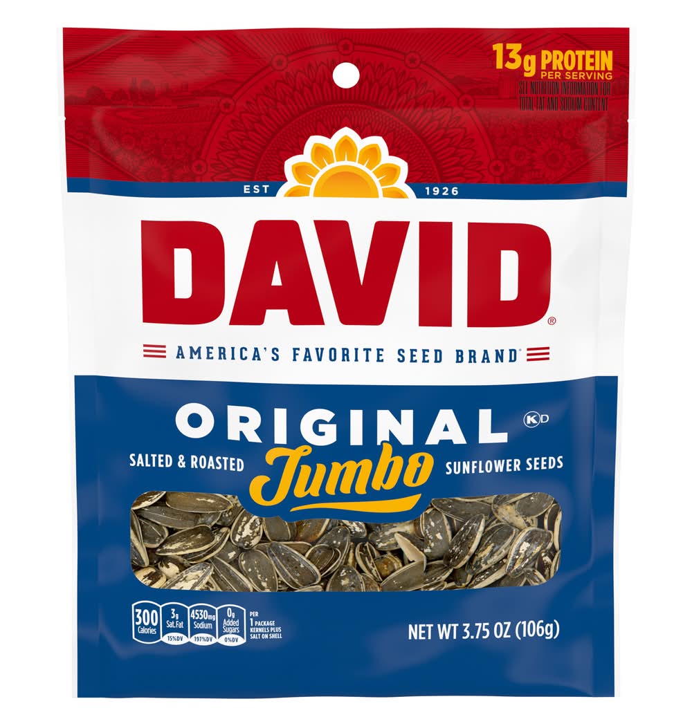 David Original Jumbo Sunflower Seed (3.75 oz)