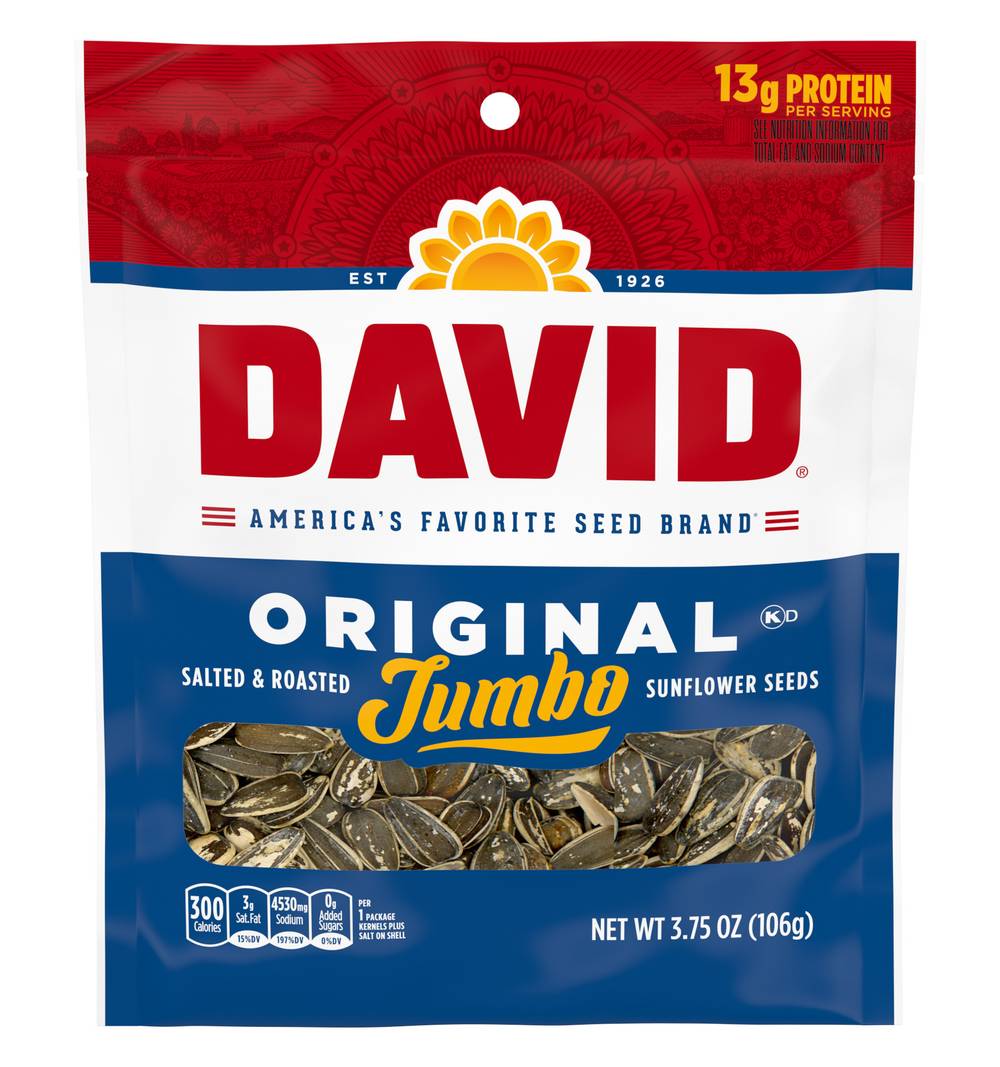David Original Jumbo Sunflower Seed (3.75 oz)