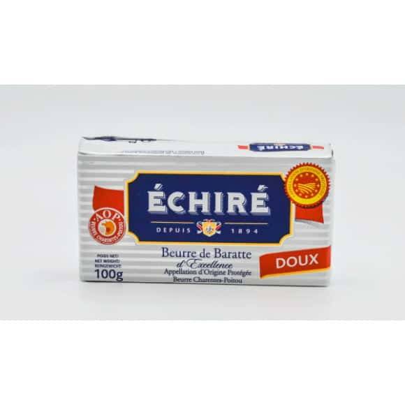 Beurrerie Echire Beurre Doux Aop 100G La Plaquette De 100G