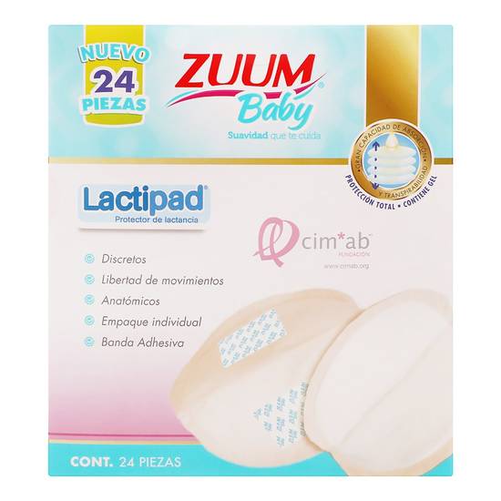 Protectores De Lactancia Zuum Baby 24 Piezas