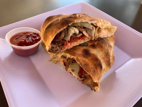 Five Cheese Veggie Calzone  **