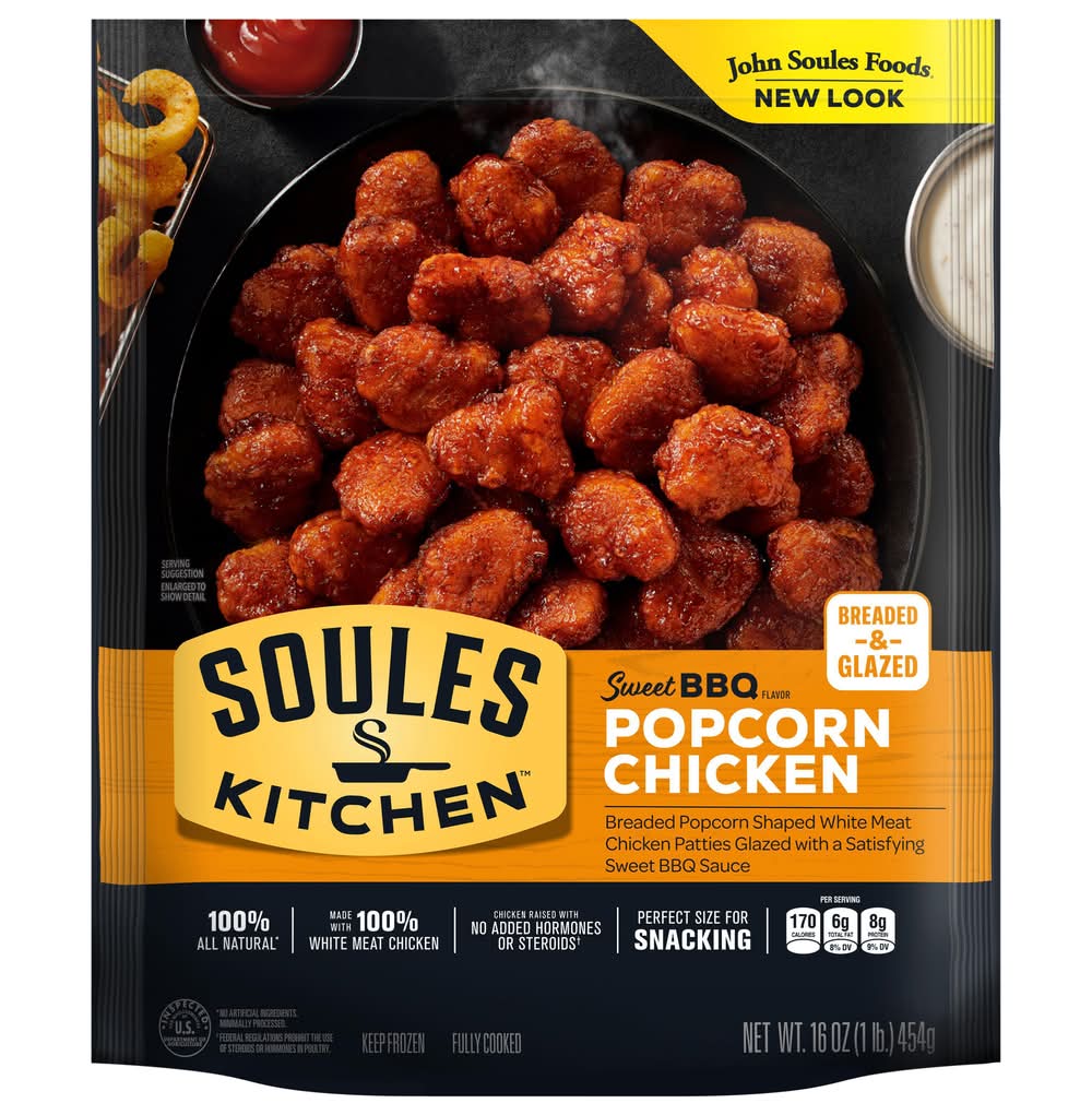 John Soules Foods Popcorn Chicken, Sweet Bbq (16 oz)