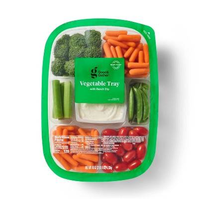 Good & Gather Vegetable Tray With Ranch Dip