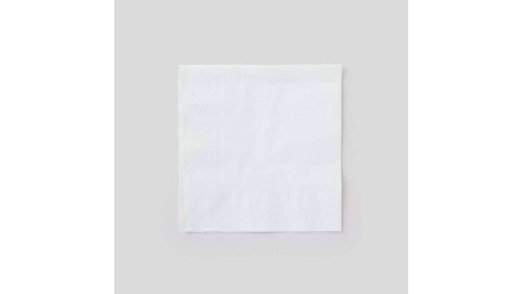 MONOPRIX 50 serviettes en papier imprimé, 33x33cm