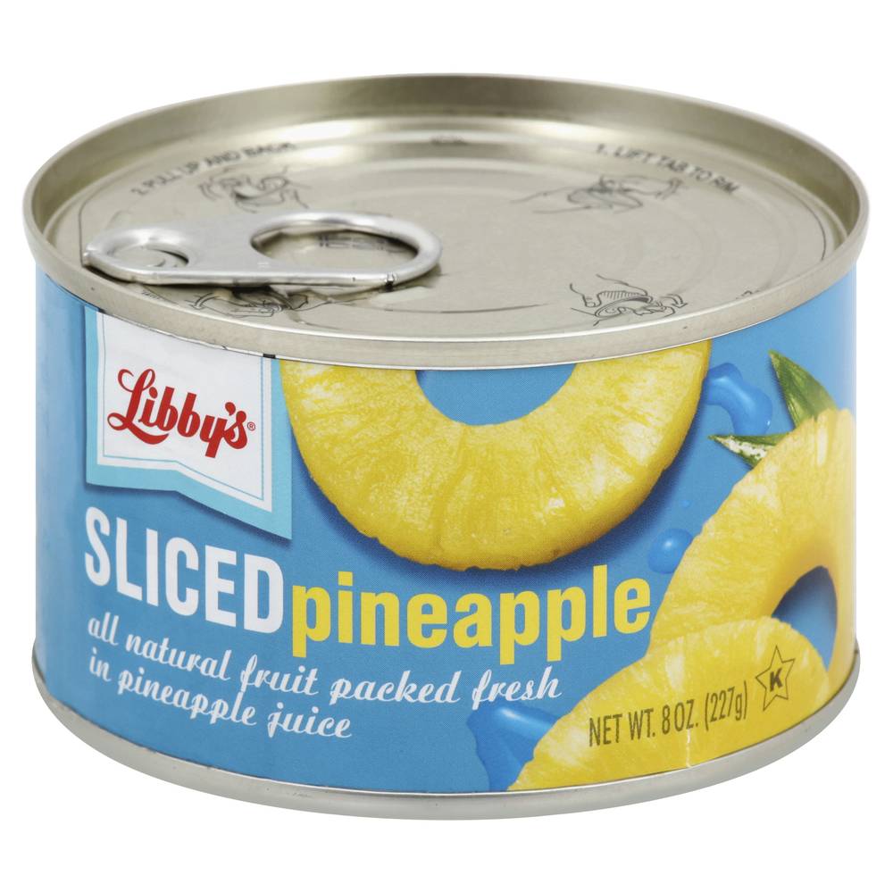 Libby's Sliced Pineapple in Juice (8 oz)