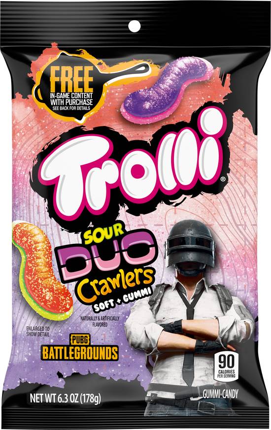 Trolli Sour Duo Crawlers Gummi Candy
