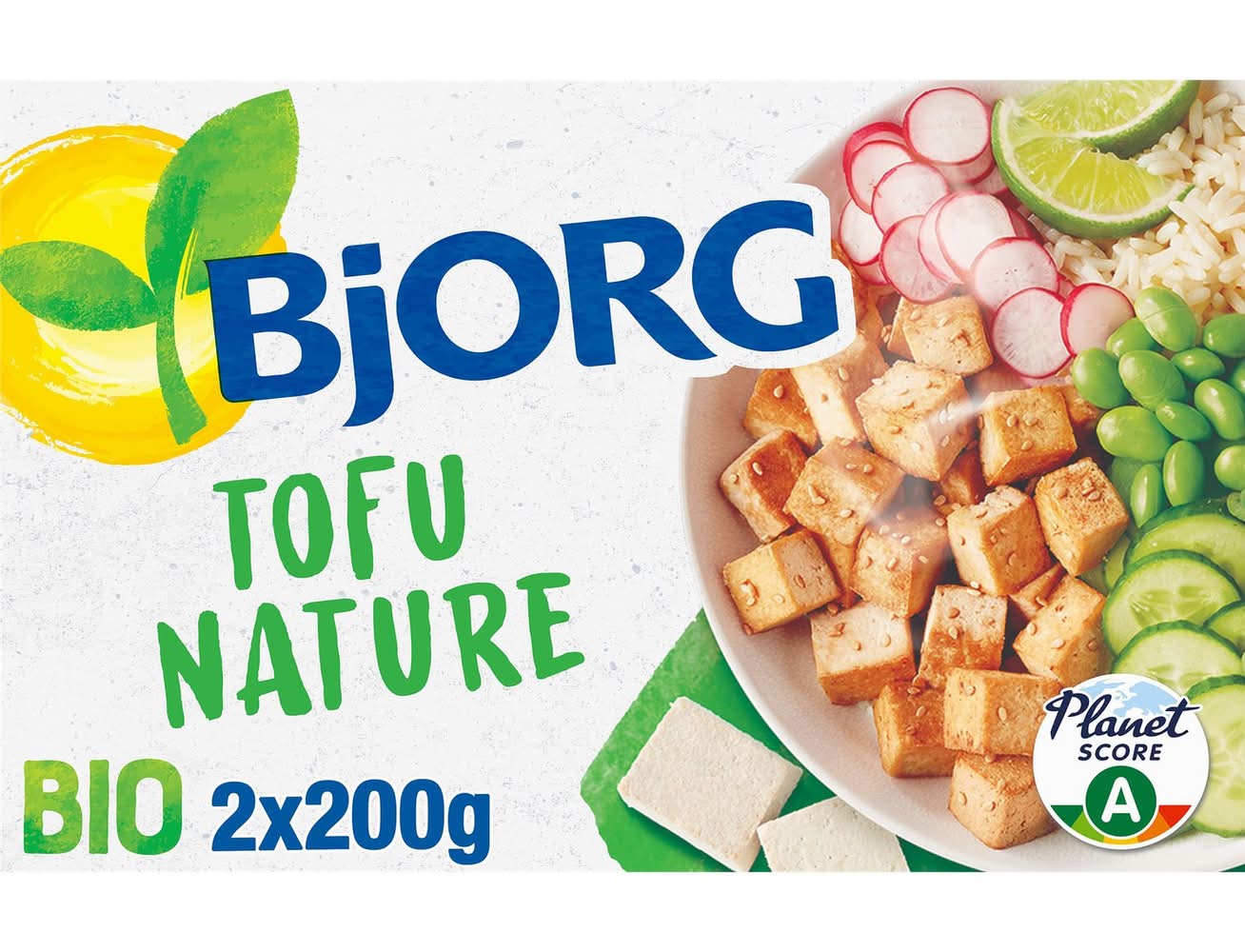 Bjorg - Tofu nature bio (2 x 200g)