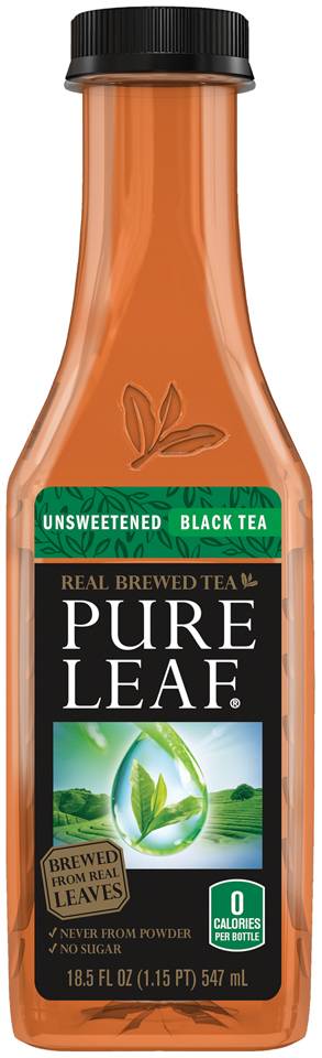 Pure Leaf - Unsweetened Iced Tea - 15/18.5 oz bottles (1X12|1 Unit per Case)
