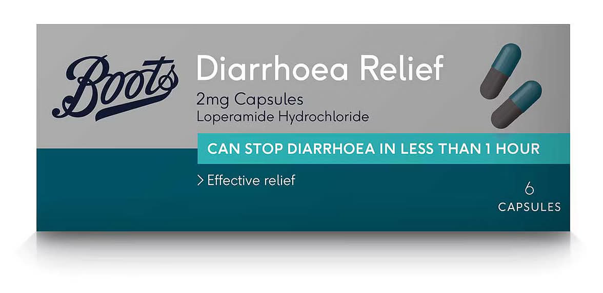 Boots Diarrhoea Relief 2mg Capsules (6 pack)