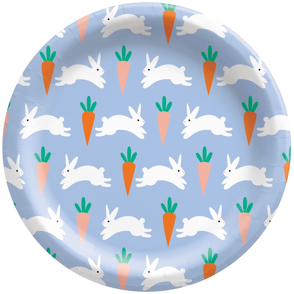 Hoppy Easter Plate, 8.5 in (8 ct)