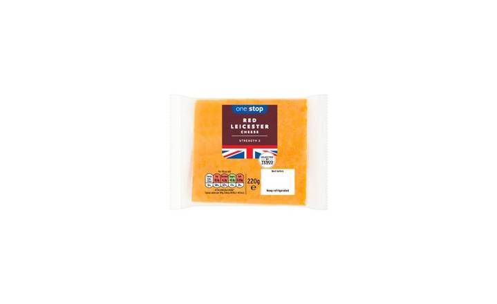 One Stop Red Leicester Cheese 220g (398392)