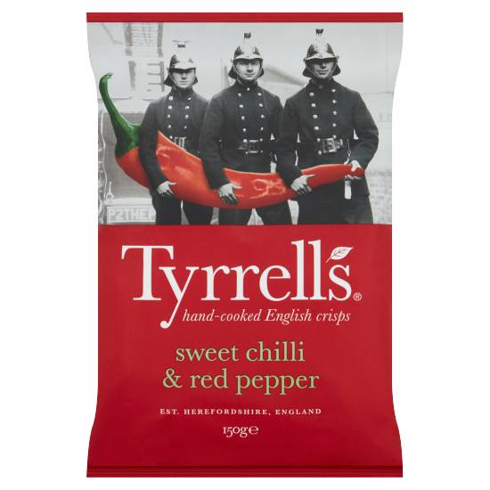 Tyrrells Sweet Chilli & Red Pepper Sharing Crisps (150g)