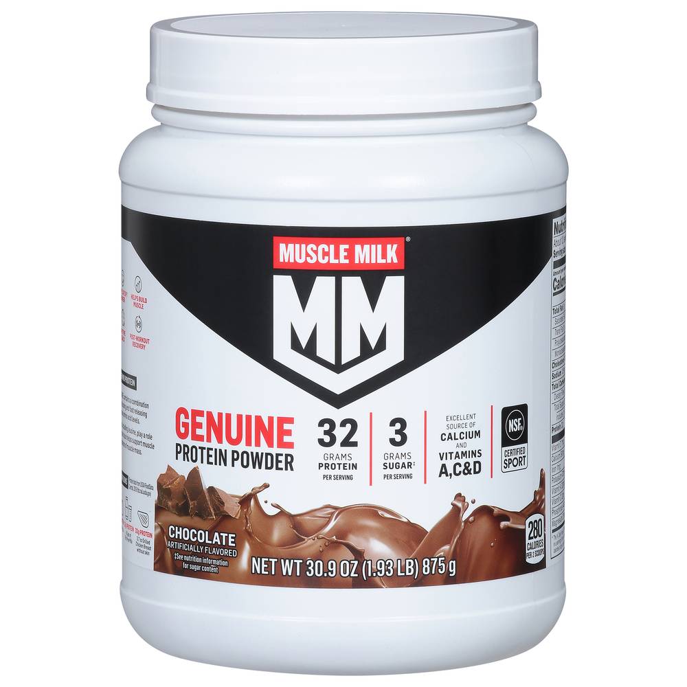 Muscle Milk Protein Powder, Chocolate (30.9 oz)