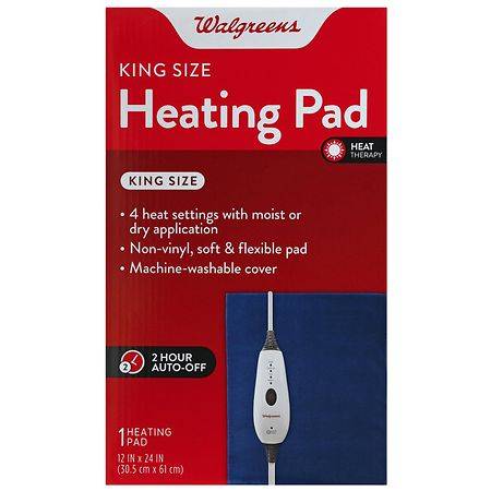 Walgreens Heating Pad King Moist / Dry