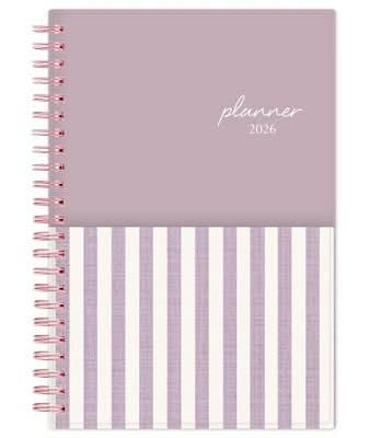 Blue Sky Weekly & Monthly Planning Calendar 2026, 5x8 in, Purple