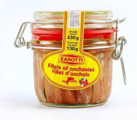 ザロッティ アンチョビのフィレ