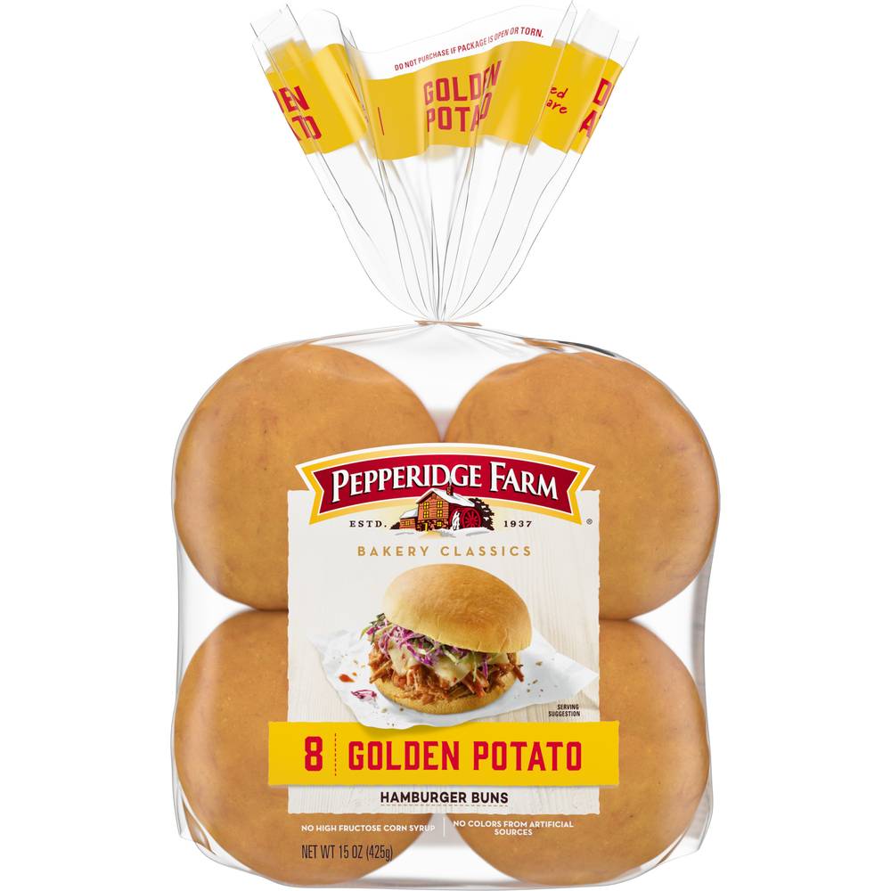 Pepperidge Farm Bakery Classics Golden Potato Hamburger Buns (15 oz)