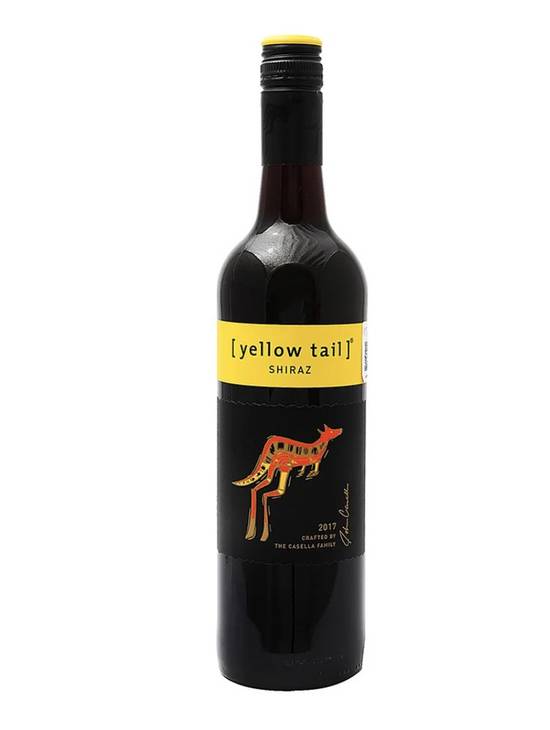 Yellow tail vino tinto shiraz (750 ml)
