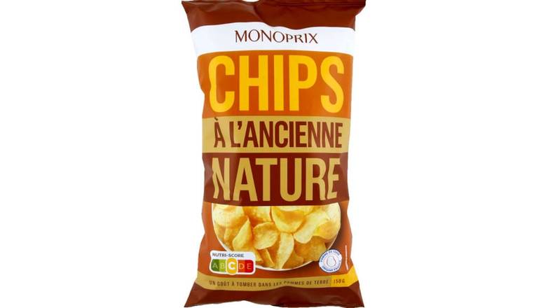 Monoprix Chips à l'ancienne nature Le sachet de 150 g
