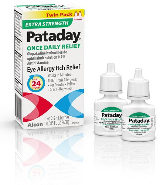 Pataday Once Daily Relief Extra Strength, 0.09 fl oz, Twin Pack