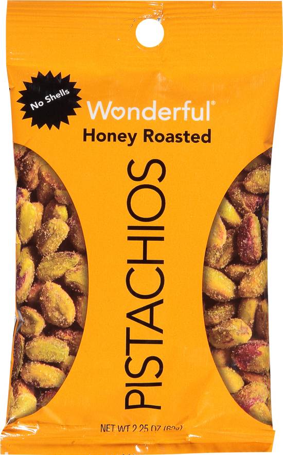 Wonderful Pistachios (honey-roasted)