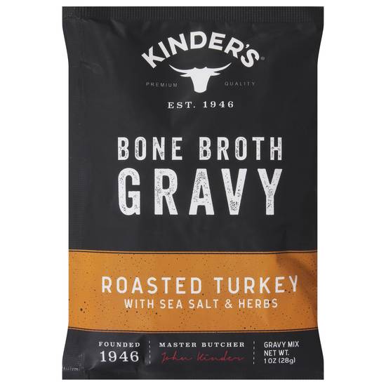 Kinder's Bone Broth Roasted Turkey Gravy Mix