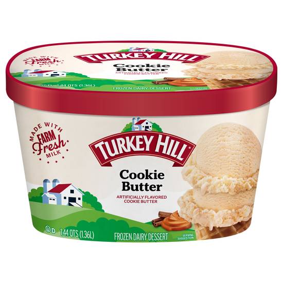 Turkey Hill Premium Ice Cream (cookie butter)
