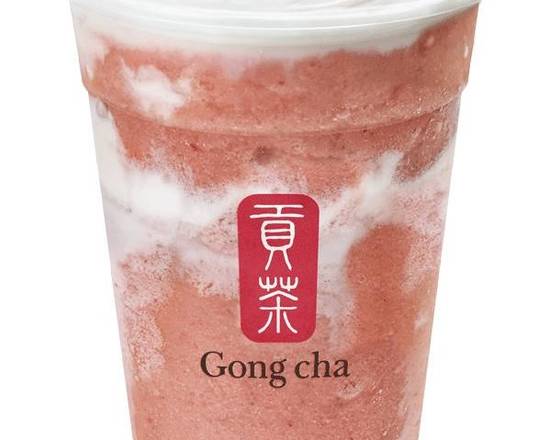 Strawberry Milk Foam Smoothie 草莓奶蓋冰沙