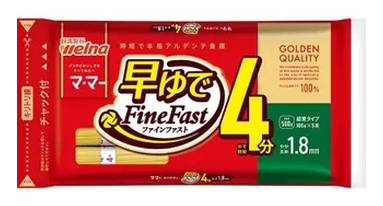 マ･マ ー 早ゆでスパゲティ FineFast チャック付結束タイプ - 1.8mm (500g)