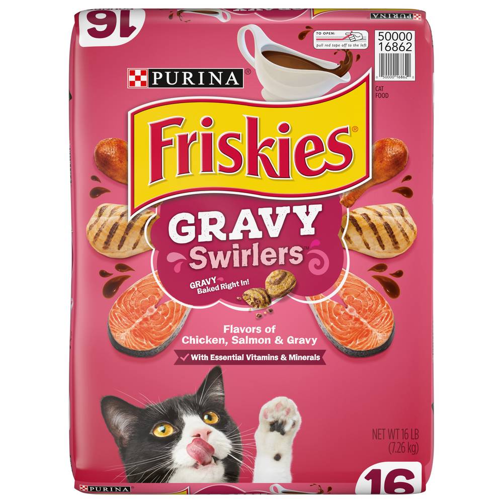 Friskies Gravy Swirlers Chicken Salmon Gravy Cat Food (16.01 lbs)