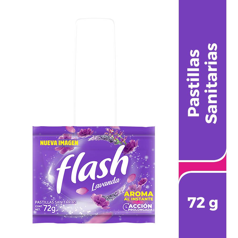 Flash · Pastilla para baño lavanda (72 g)