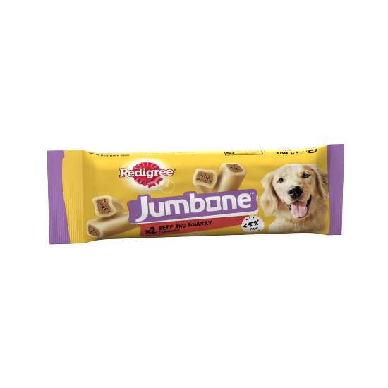 Pedigree Jumbone Adult Medium Dog Treat Beef & Poultry (180g)