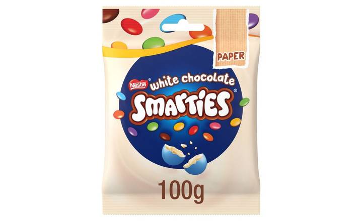 Smarties White Chocolate Sharing Bag 100g (403653)