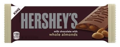 Hershey's® Milk Chocolate Whole Almonds King Size Candy Bar 2.6oz