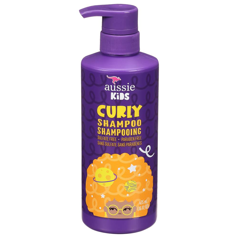 Aussie Kids Curly Sulfate Free Shampoo For Kids (16 oz)