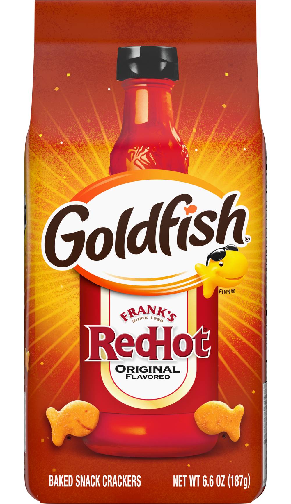 Goldfish Franks Redhot Baked Snack Crackers (6.6 oz)