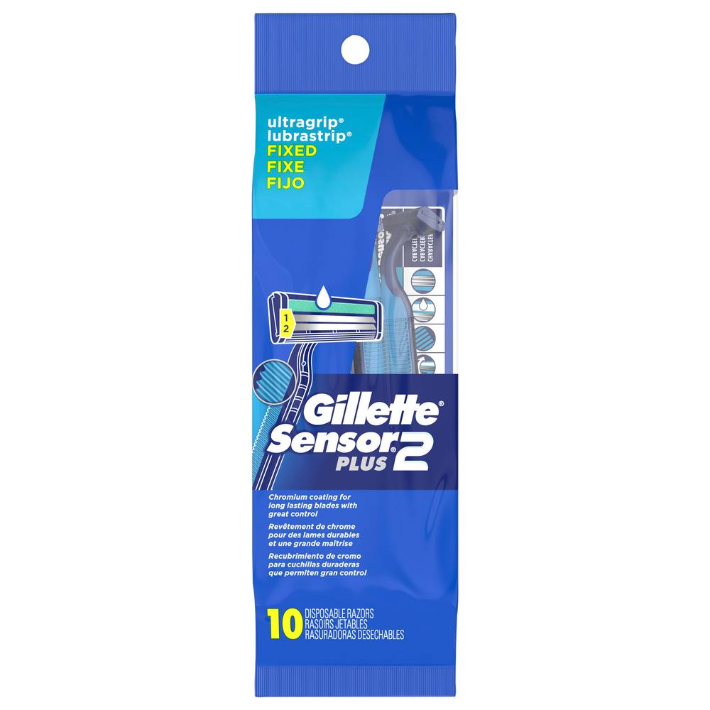 Gillette Sensor2 Men’s Disposable Razors (2.88 oz)