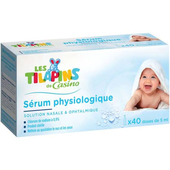 Les Tilapins Sérum physiologique - x40