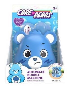 Care Bears Automatic Bubble Machine With Solution Ages 3+