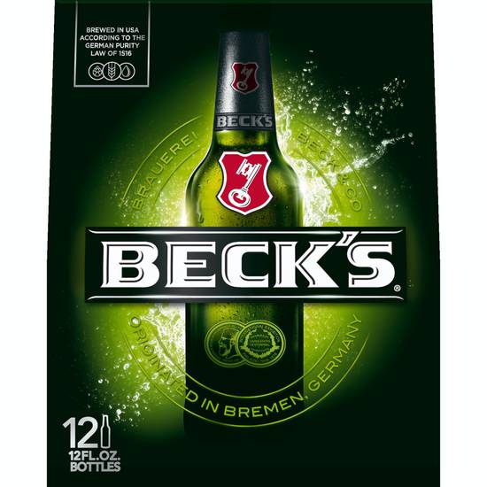 Beck's German Pilsner Beer (12 ct, 12 fl oz)