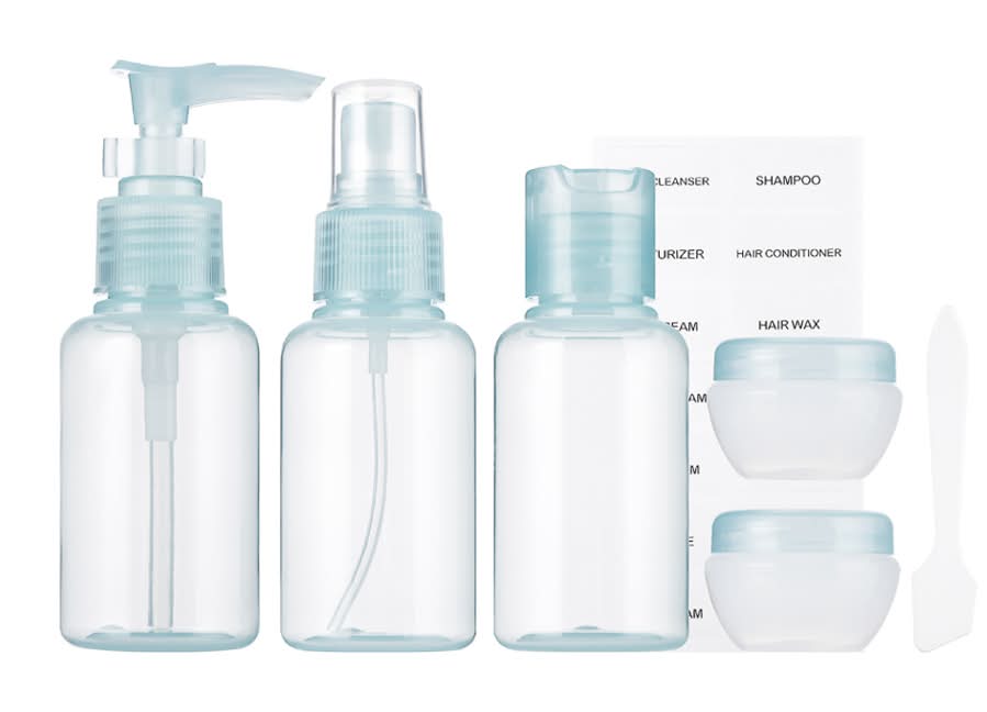 Miniso · Botellas azul